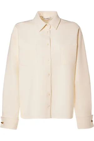 Max Mara Tirolo Wool Crepe Shirt Jacket