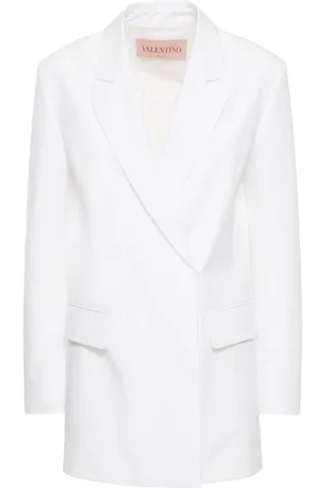 VALENTINO Single Breast Cotton Jacket