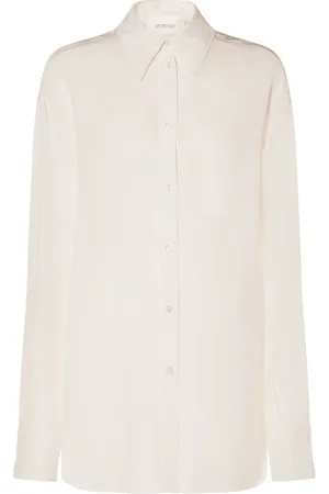 Sportmax Rovigo Silk Crepe Long Sleeve Shirt