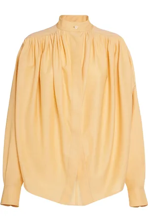 Etro Draped Cotton Long Sleeve Shirt