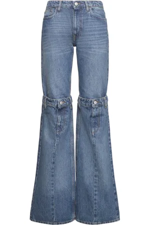 COPERNI Open-knee Cotton Straight Jeans