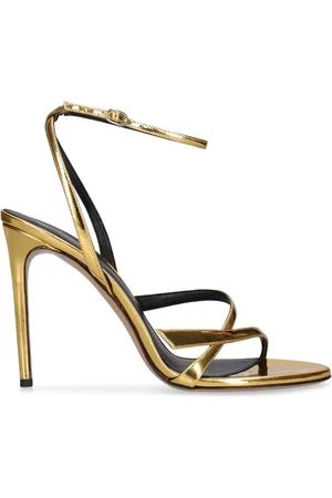 ALEXANDRE BIRMAN 100mm Tita Mirror Leather Sandals