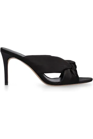 ALEXANDRE BIRMAN 85mm Kacey Satin Mule Sandals