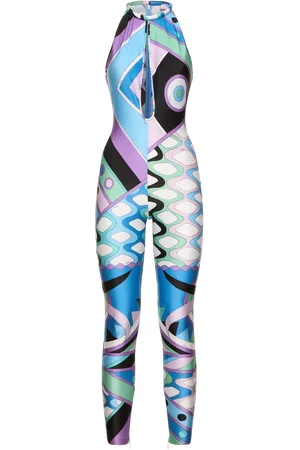 Puccini Shiny Lycra Long Jumpsuit