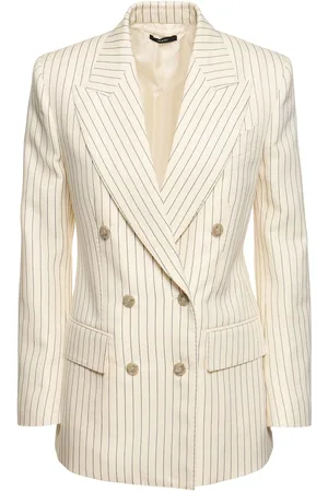 Tom Ford Wool & Silk Pinstriped Jacket