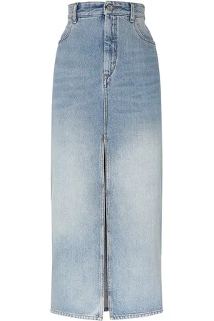 Isabel Marant Julicia High Waisted Slit Midi Skirt