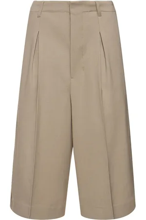 Ami Wool & Viscose Twill Shorts