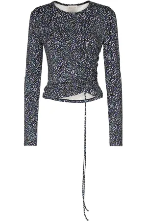 Marant Etoile Jazzy Viscose Blend Long Sleeve Top