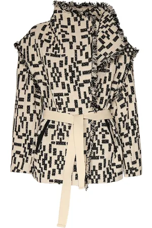 Marant Etoile Faith Frayed Cotton Blend Jacket
