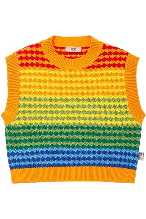 Nº21 Sleeveless Cotton Tricot Knit Top
