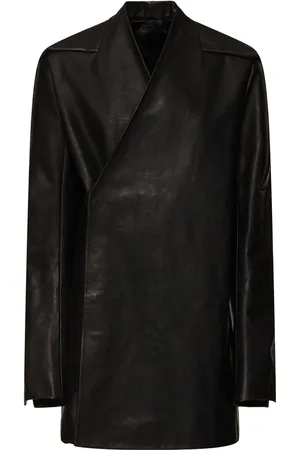 Rick Owens Officer Leather Jacket