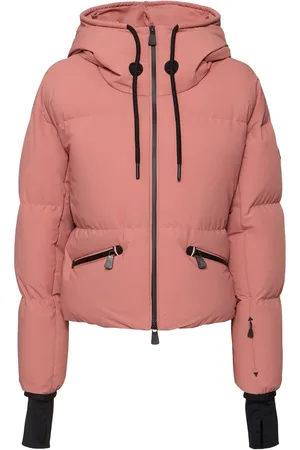 Moncler Allesaz Nylon Blend Down Bomber Jacket