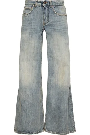 Balenciaga Stained Low Waist Baggy Jeans