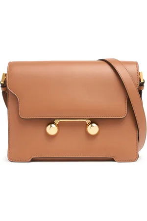Marni Medium Trunkaroo Leather Shoulder Bag