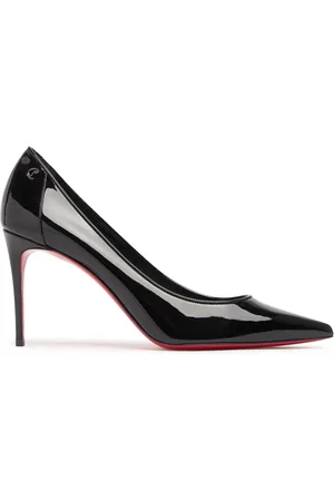 Christian Louboutin 85mm Sporty Kate Patent Leather Pumps