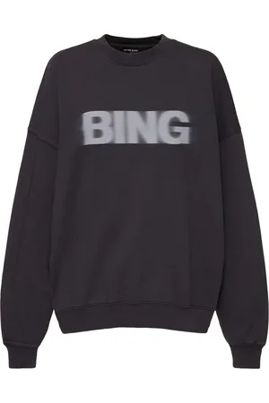 ANINE BING Miles Cotton Jersey Sweatshirt