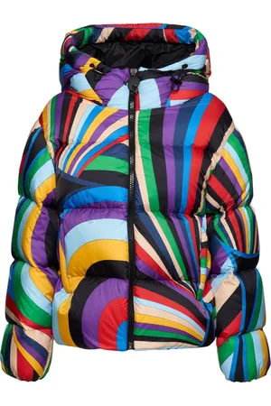Puccini Printed Down Jacket W/ Hood