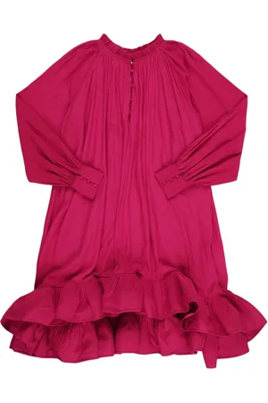 Lanvin Long Sleeved Ruffled Dress
