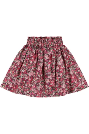 MIPOUNET Valentina Printed Cotton Poplin Skirt