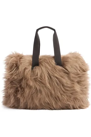 Moncler Caradoc Shearling Tote Bag