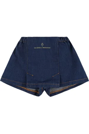 The Animals Observatory Shrimp Cotton Denim Skirt