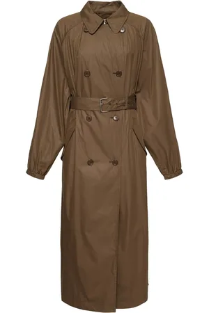 Marant Etoile Cacilda Cotton Gabardine Trench Coat