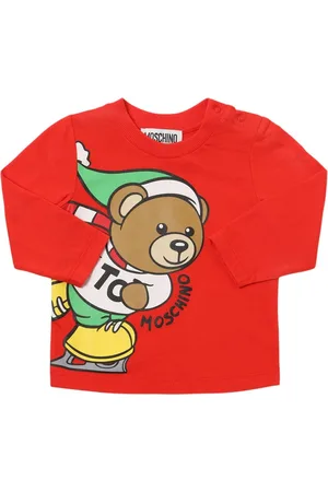 Moschino Cotton Jersey Long Sleeve T-shirt