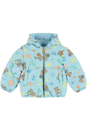 Moschino Printed Nylon Puffer Jacket