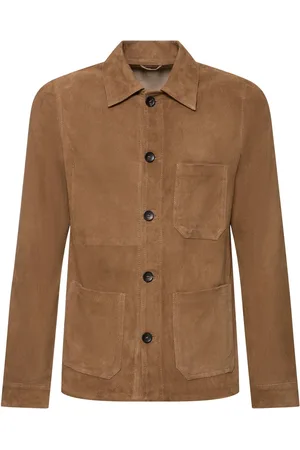 GIORGIO BRATO Leather Workwear Jacket