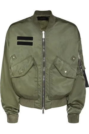 Dsquared2 Garment Dyed Military Bomber