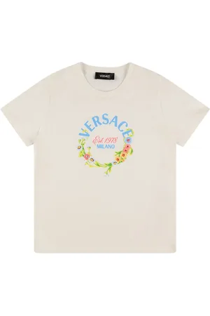 VERSACE Printed Cotton Jersey T-shirt