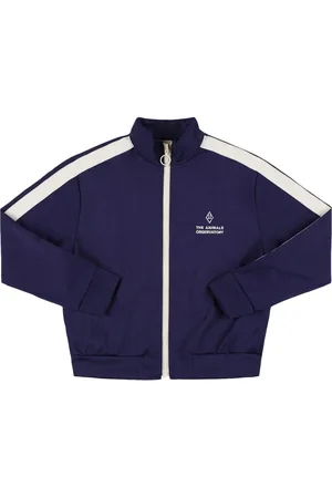 The Animals Observatory Cotton Blend Zip Sweatshirt