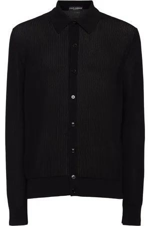Dolce & Gabbana Long Sleeve Cotton Knit Shirt