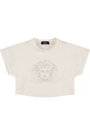 VERSACE Printed Cotton Jersey T-shirt