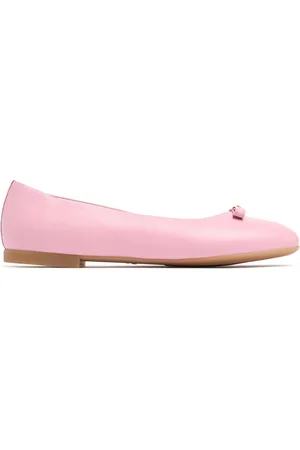 VERSACE Leather Ballerinas