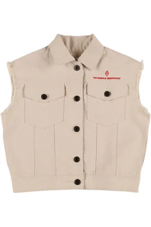 The Animals Observatory Printed Cotton Twill Vest