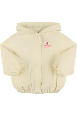The Animals Observatory Printed Cotton Hooded Jacket
