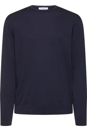 LARDINI Knit Cotton Crewneck Sweater