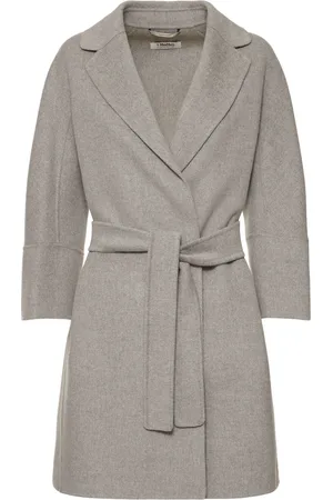 Max Mara Arona Belted Wool Midi Coat