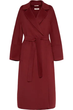 Max Mara Elisa Wool Belted Long Coat
