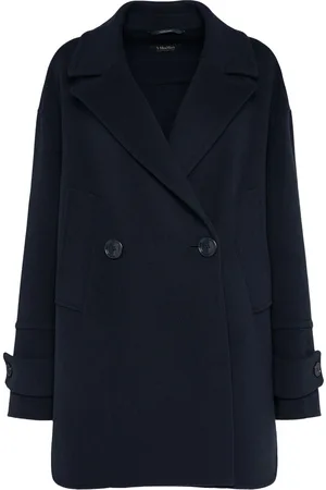 Max Mara Vania Wool Double Breasted Short Coat