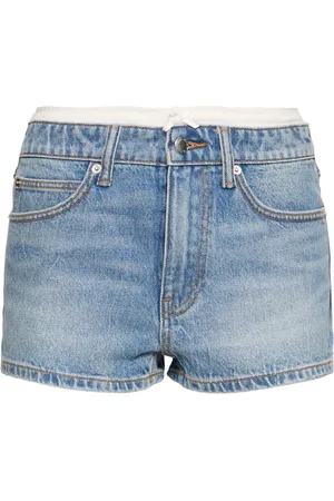 Alexander Wang High Rise Denim Shorts