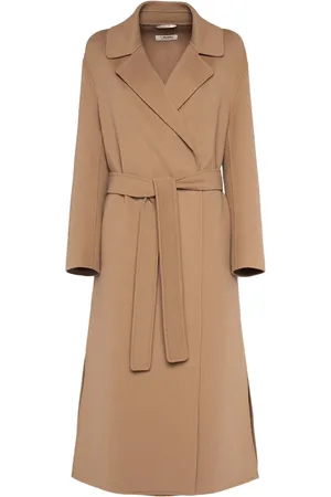 Max Mara Livia Belted Wool Long Coat