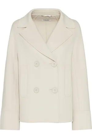Max Mara Cardy Wool Double Breasted Short Coat