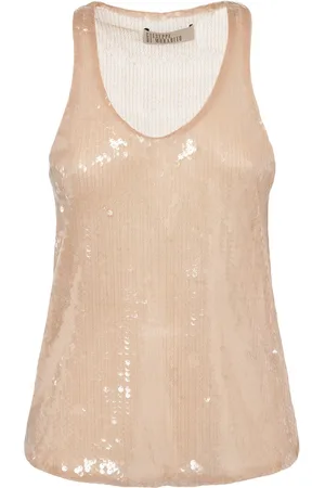 GIUSEPPE DI MORABITO Sequined Tank Top