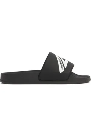 Dsquared2 Rubber Slide Sandals W/logo