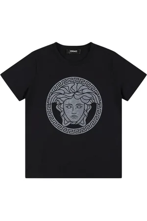 VERSACE Printed Cotton Jersey T-shirt