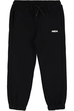 Msgm Logo Cotton Sweatpants