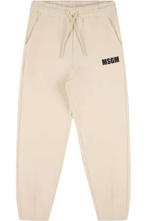 Msgm Logo Cotton Sweatpants