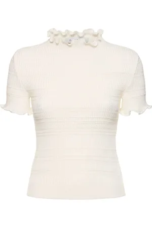 Lanvin Tricoté Cotton Knit Top